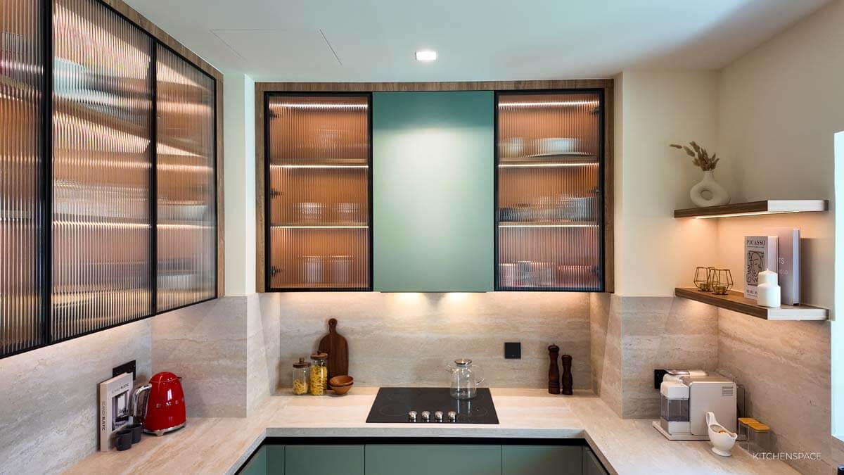 Modern Sage Green Kitchen